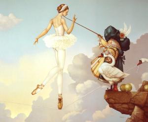 Leda`s_Daughter_by_Michael_Parkes